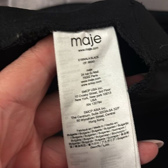 Maje lace detailed Black Women's Shorts, XS - Picture 8 of 9
